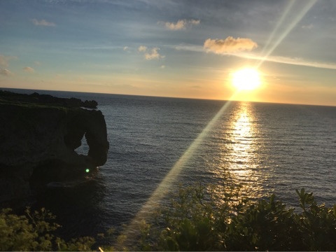 万座毛からの景色