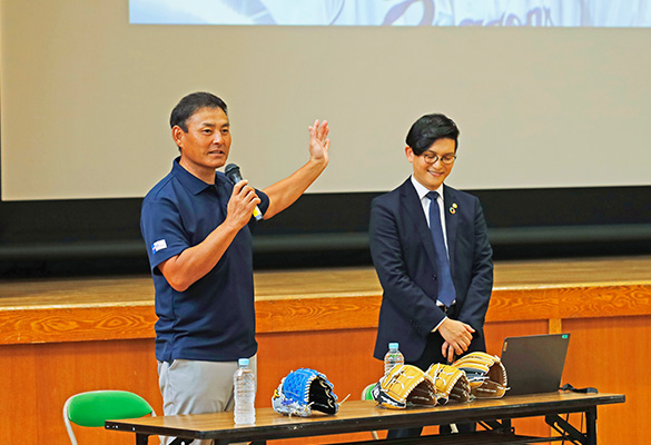 防災授業の様子1