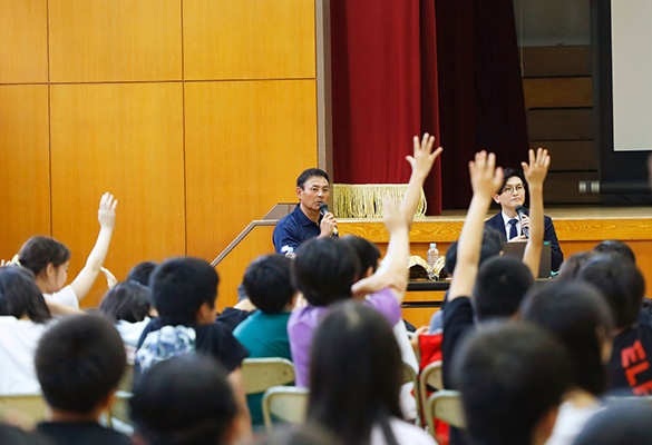 防災授業の様子2